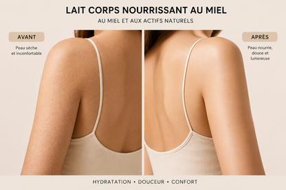 Lait corps hydratant miel 